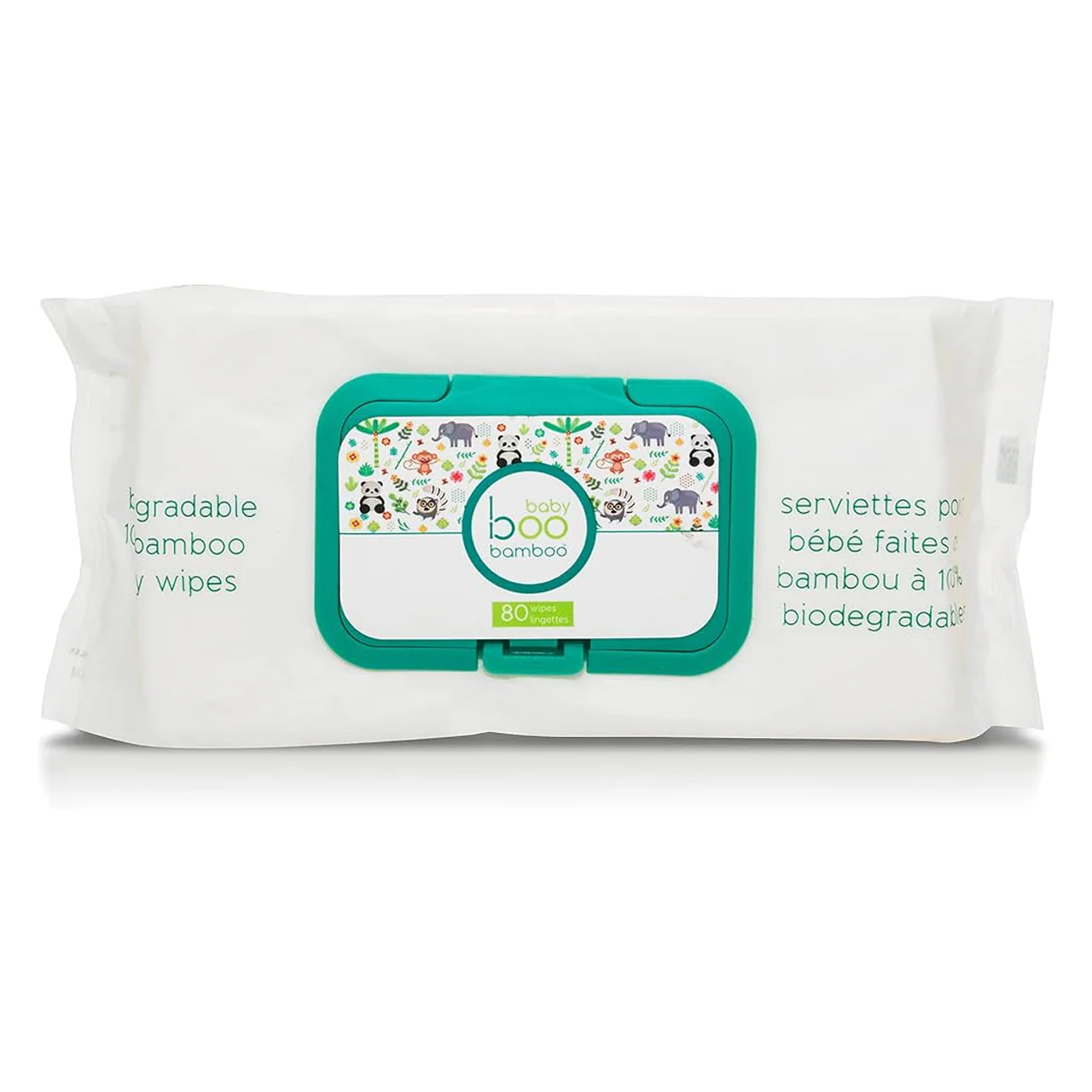 Baby Boo Bamboo - 100% Bamboo Biodegradable Wipes | 80 Wipes