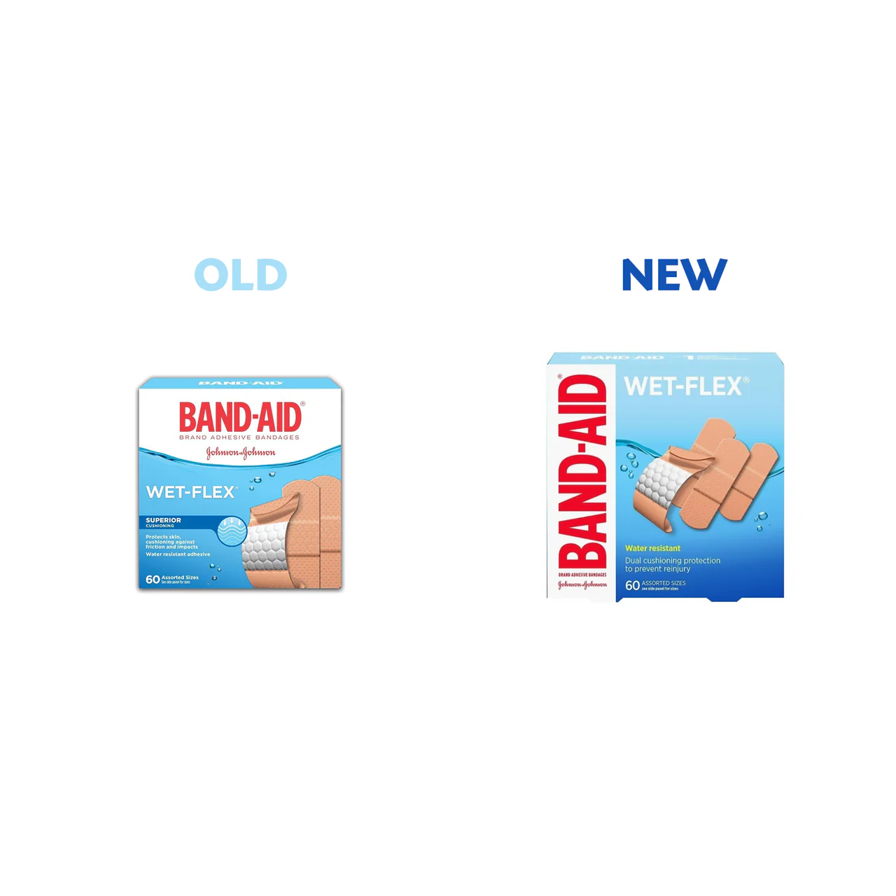 Band-Aid - Wet-Flex Bandages, Assorted Sizes | 60 pack - Image 2