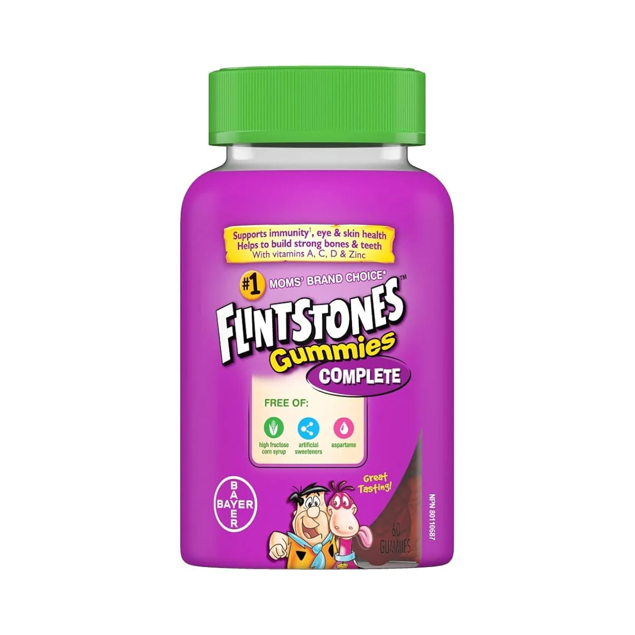 Bayer + Bayer - Flintstones Complete Multivitamin & Mineral Supplement, Assorted Flavours | 60 Gummies