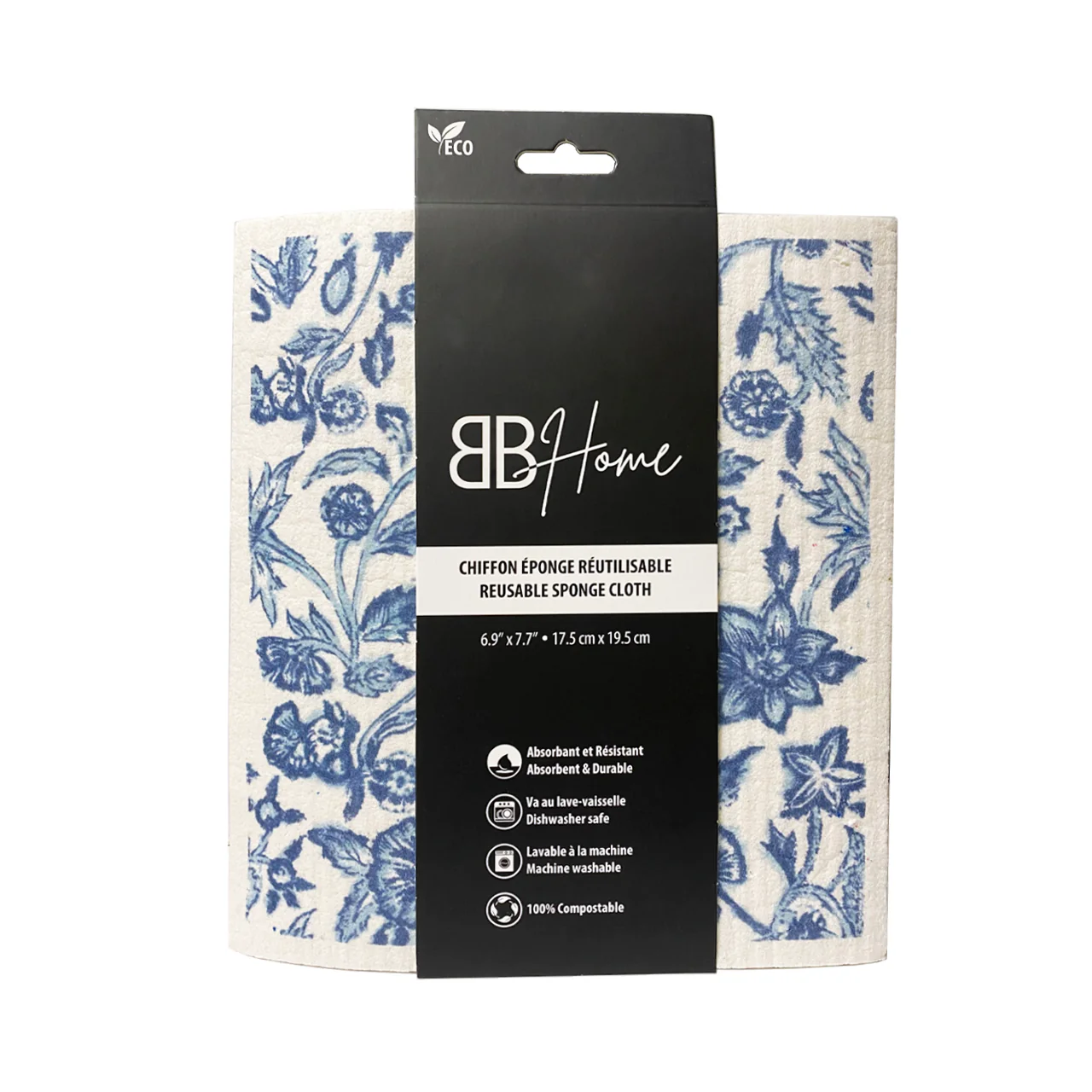 BB Home - Reusable Sponge Cloth, Floral | 1 unit - Image 2
