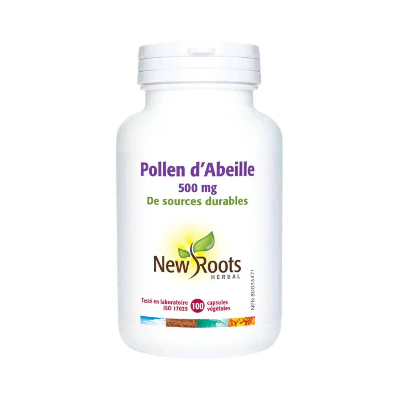 New Roots - Bee Pollen 500 mg | 100 capsules - Image 2