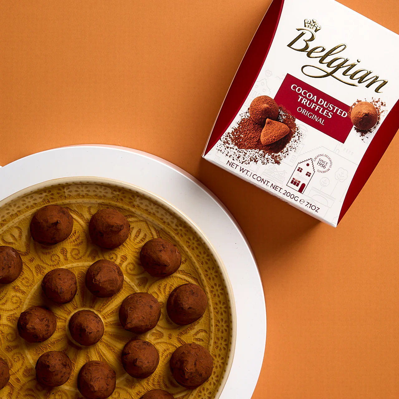 The Belgian - Cocoa Dusted Truffles, Original | 200 g - Image 2