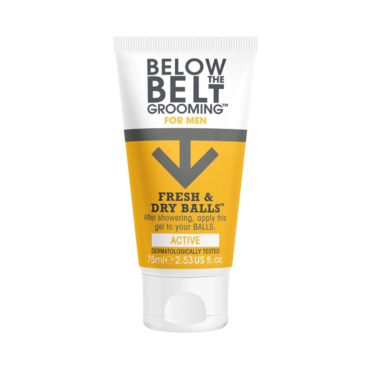Below the Belt Grooming - For Men Fresh & Dry Balls, Active | 75 mL