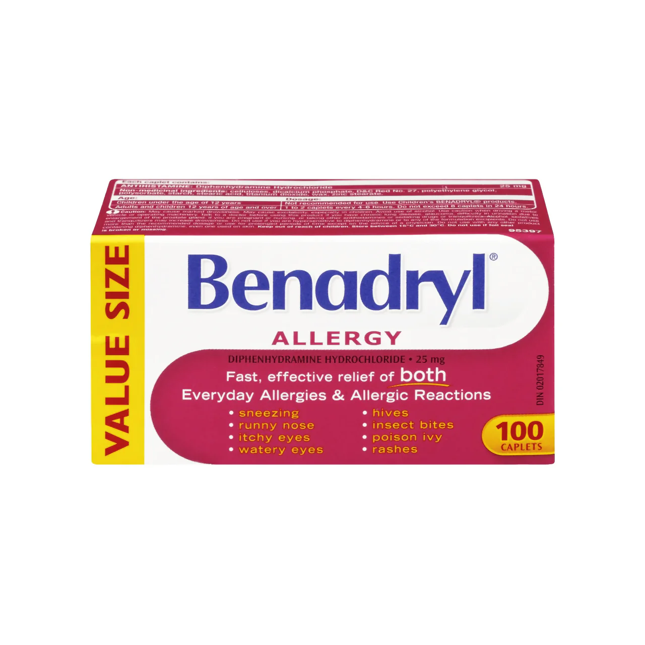 Benadryl - Allergy Relief | 100 Caps