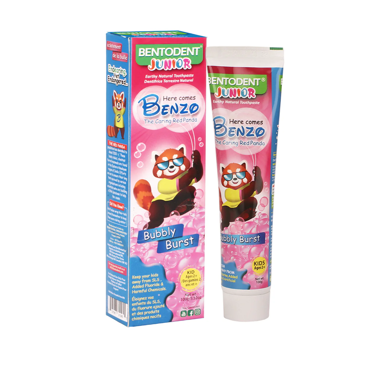 Bentodent - Toothpaste, Bubbly Burst | 100 g