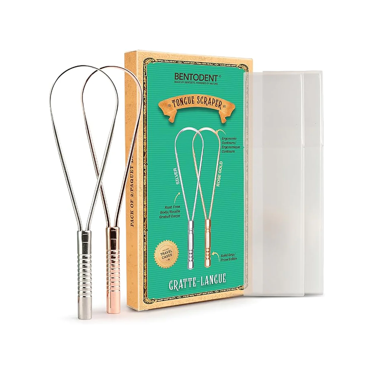 Bentodent - Tongue Scraper | 2Pk