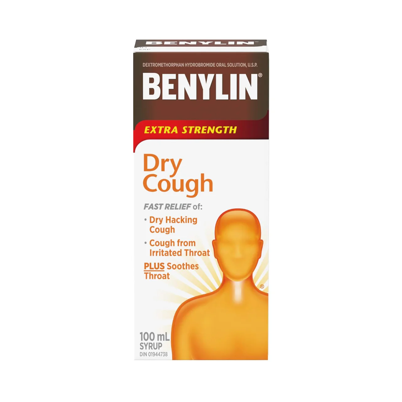 Benylin - Dry Cough Syrup, Extra Strength | 100 mL