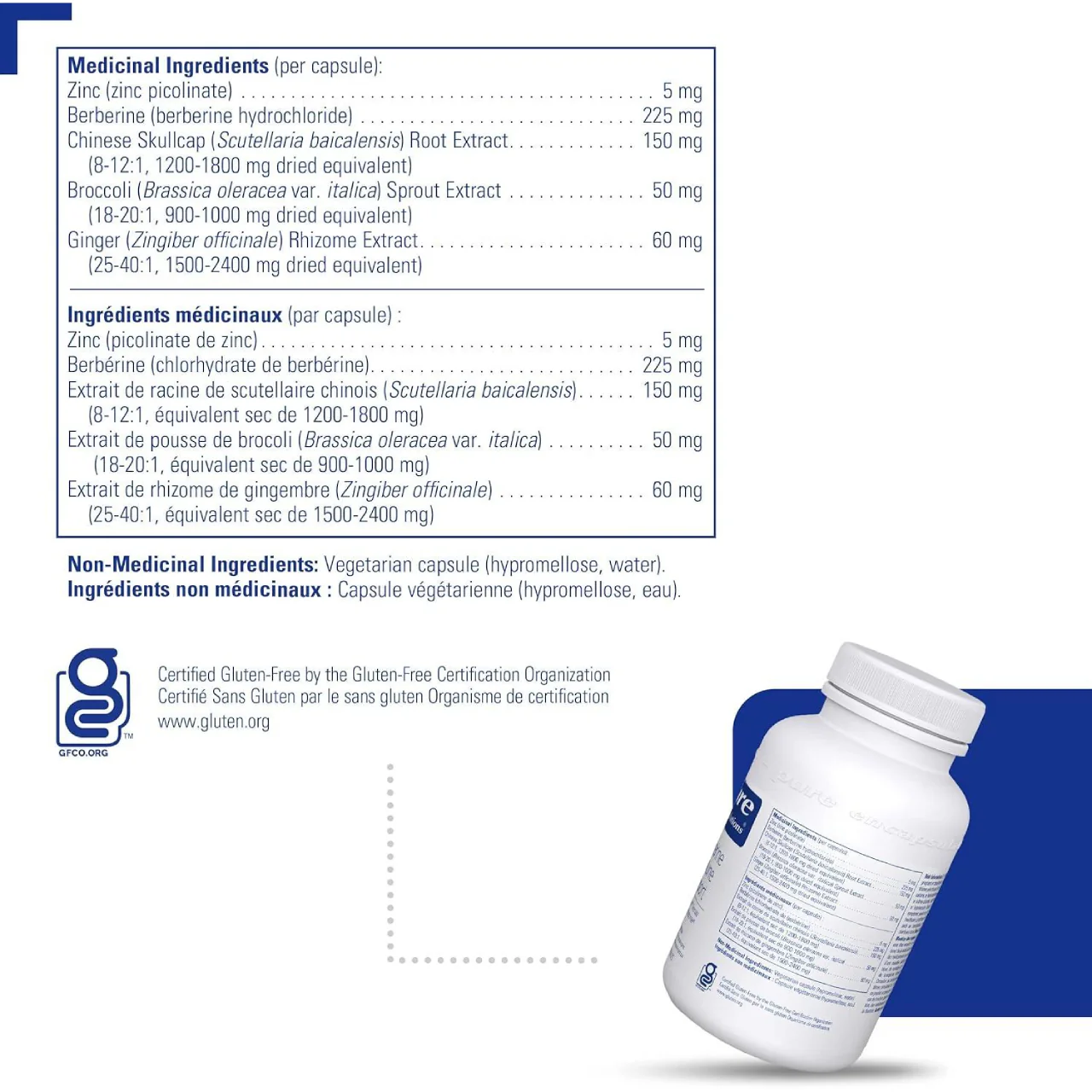 Pure Encapsulations - Berberine Immune Support | 120 Capsules - Image 2