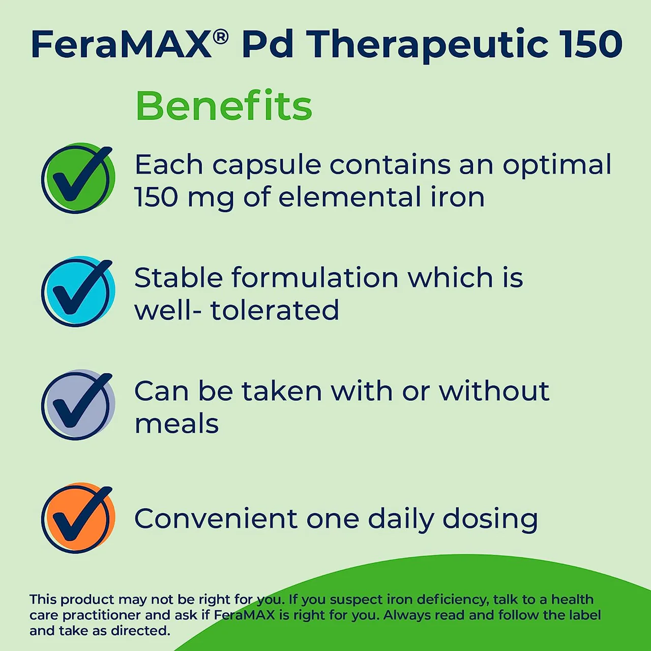 BioSyent - FeraMAX Pd Therapeutic 150 mg Iron Supplement | 30 Capsules - Image 2