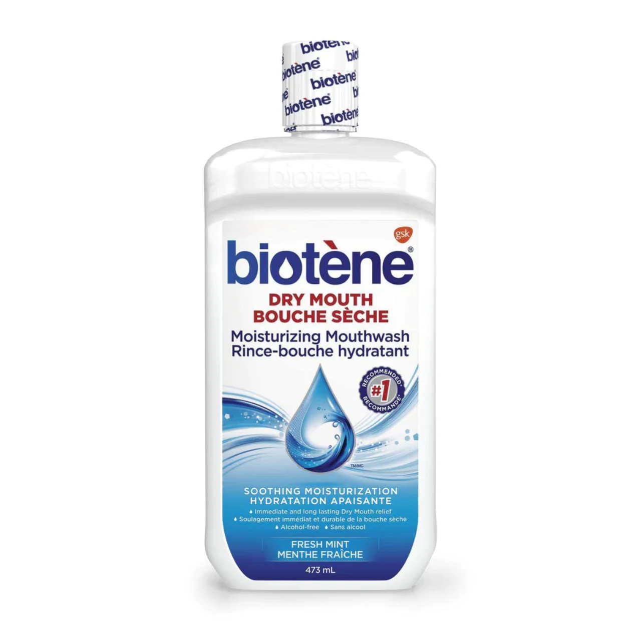 Biotène - Dry Mouth Moisturizing Mouthwash, Fresh Mint | 473 ml