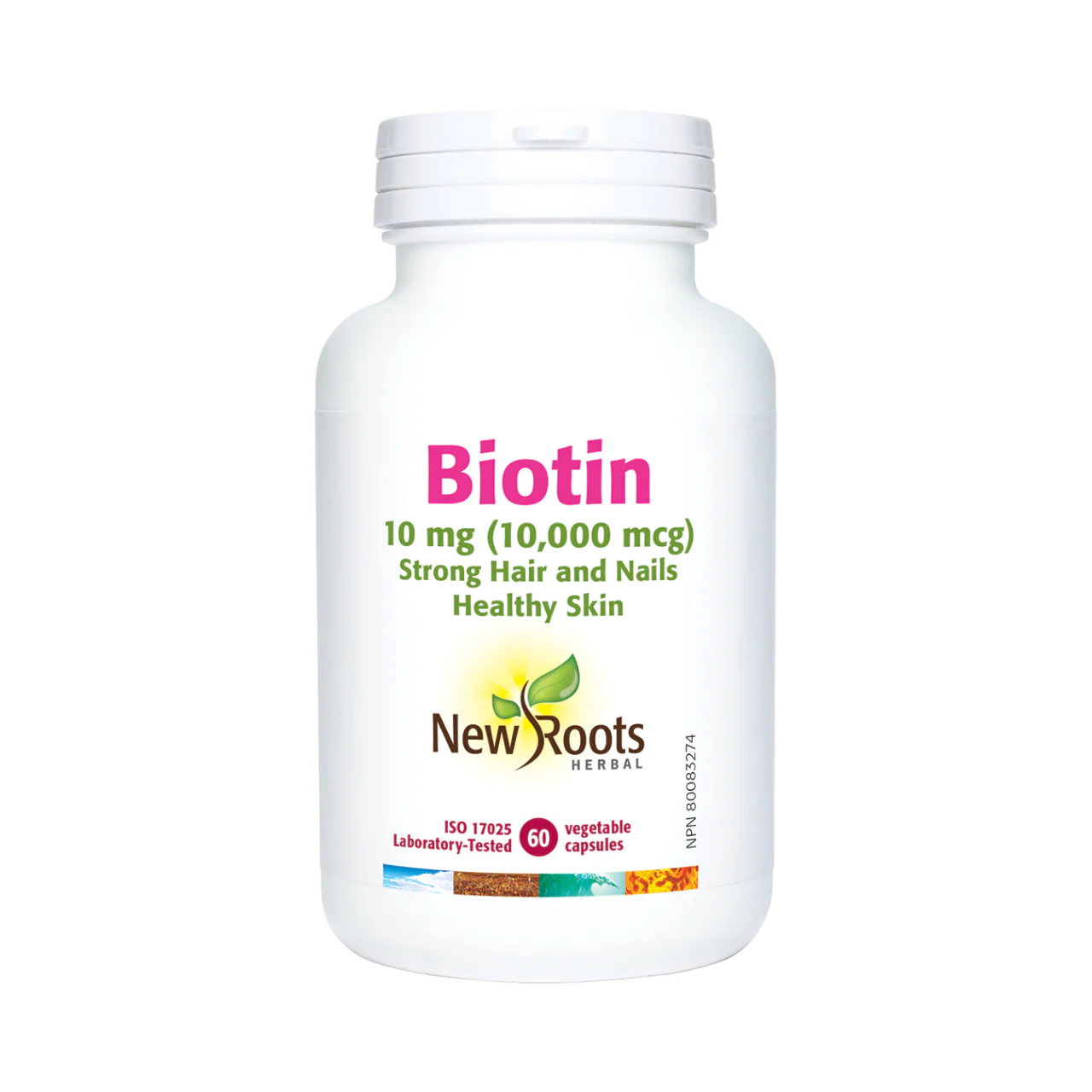 New Roots - Biotin 10 mg (10,000 mcg) | 60 capsules