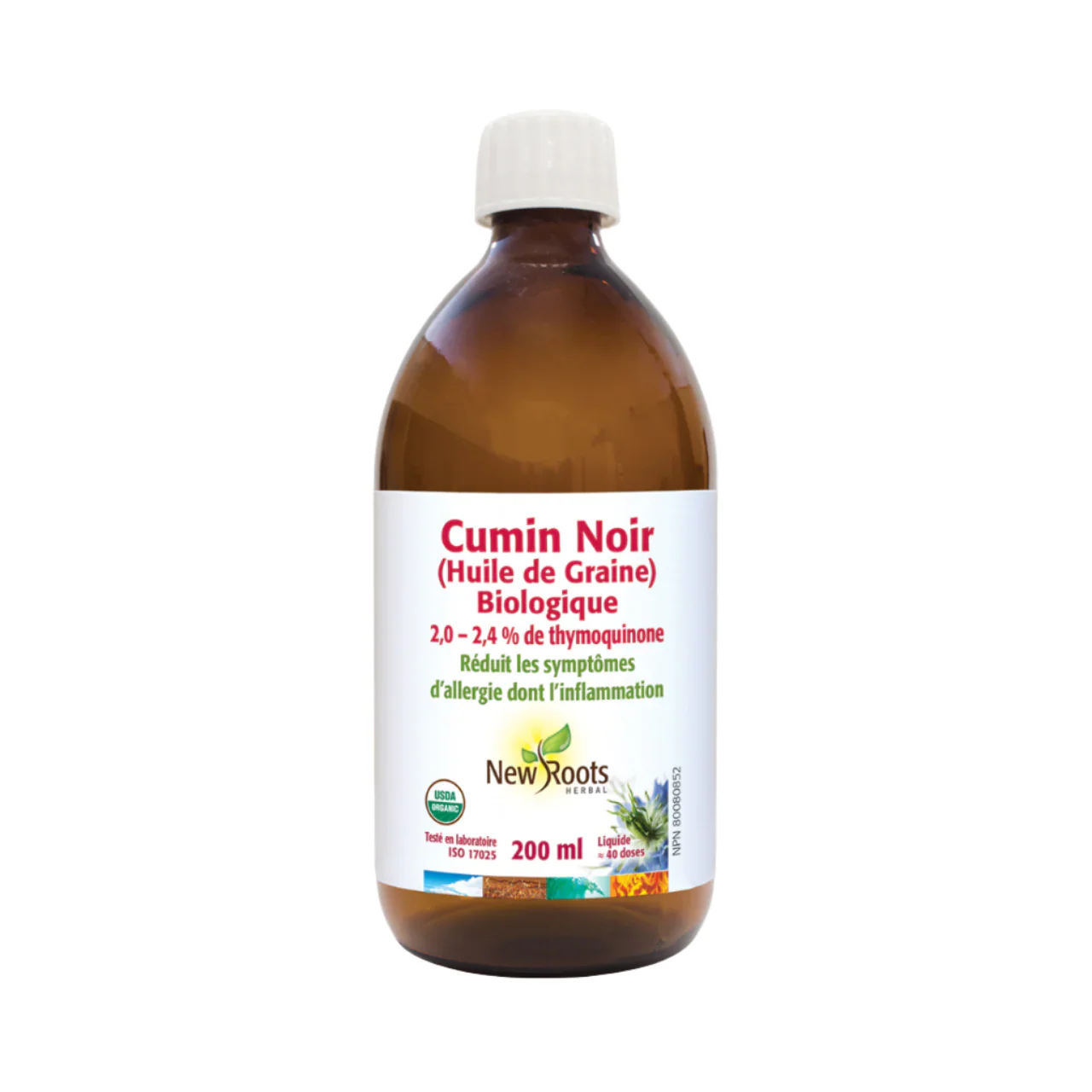 New Roots - Organic Black Cumin Seed Oil | 200 mL - Image 2