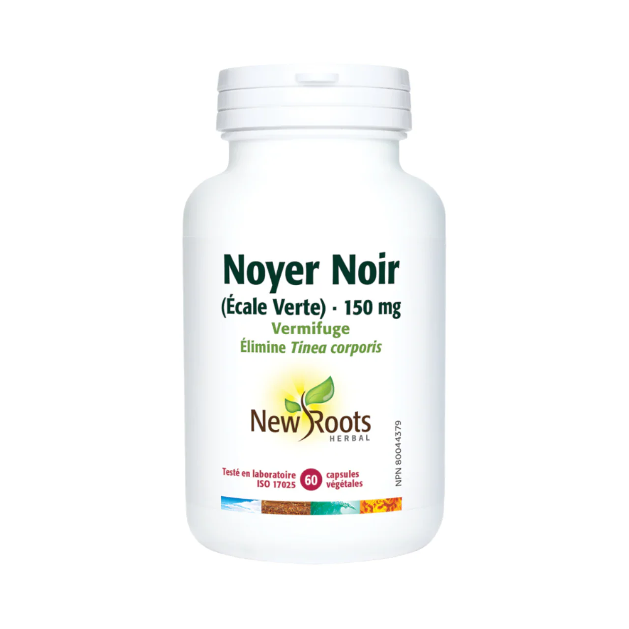 New Roots - Black Walnut Green Hull 150 mg | 60 capsules - Image 2