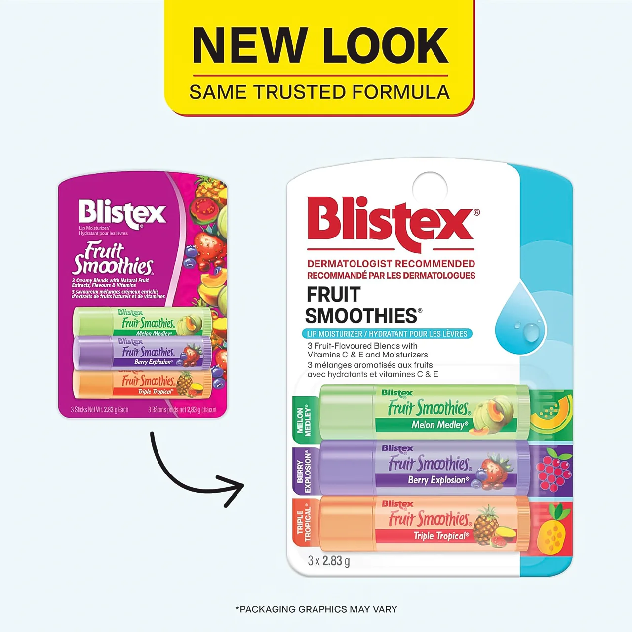Blistex - Fruit Smoothies Lip Balm Pack | 3 x 2.83 g - Image 2