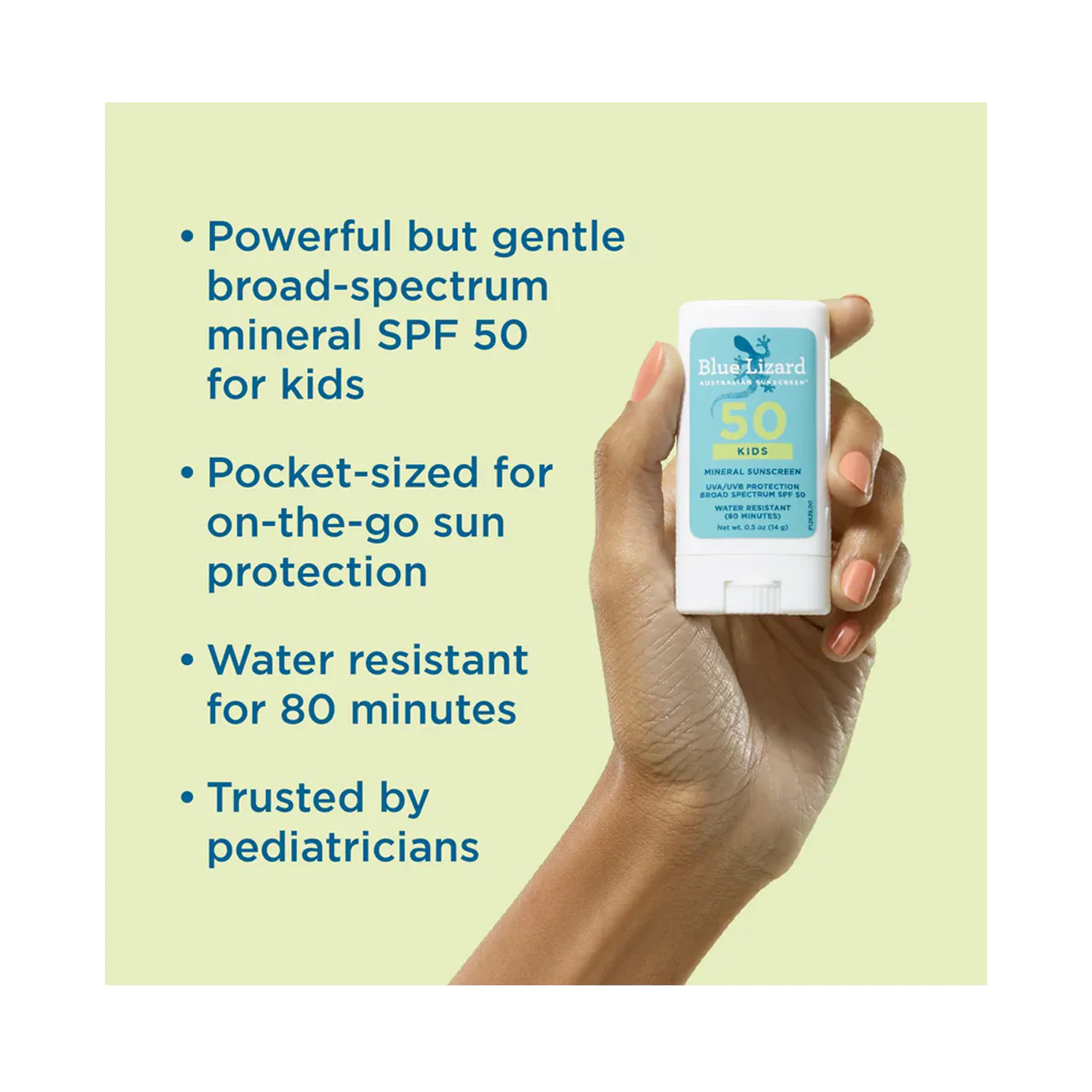 Blue Lizard - Blue Lizard Kids SPF 50 Stick | 14g - Image 3