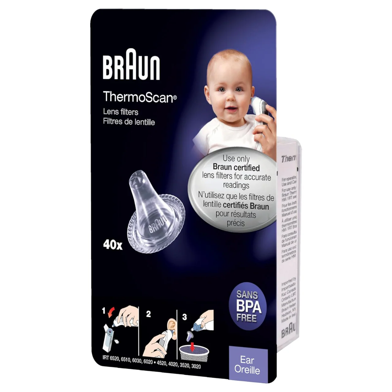 Braun - ThermoScan Lens Filters | 40 Count