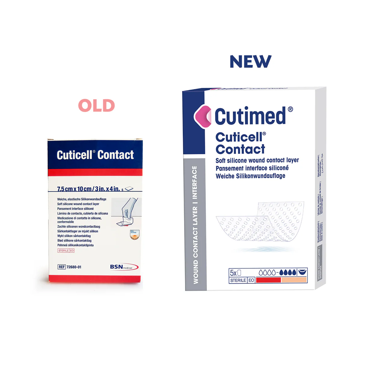 Cuticell - Contact Soft Silicone Wound Contact Layer | Various Sizes - Image 2