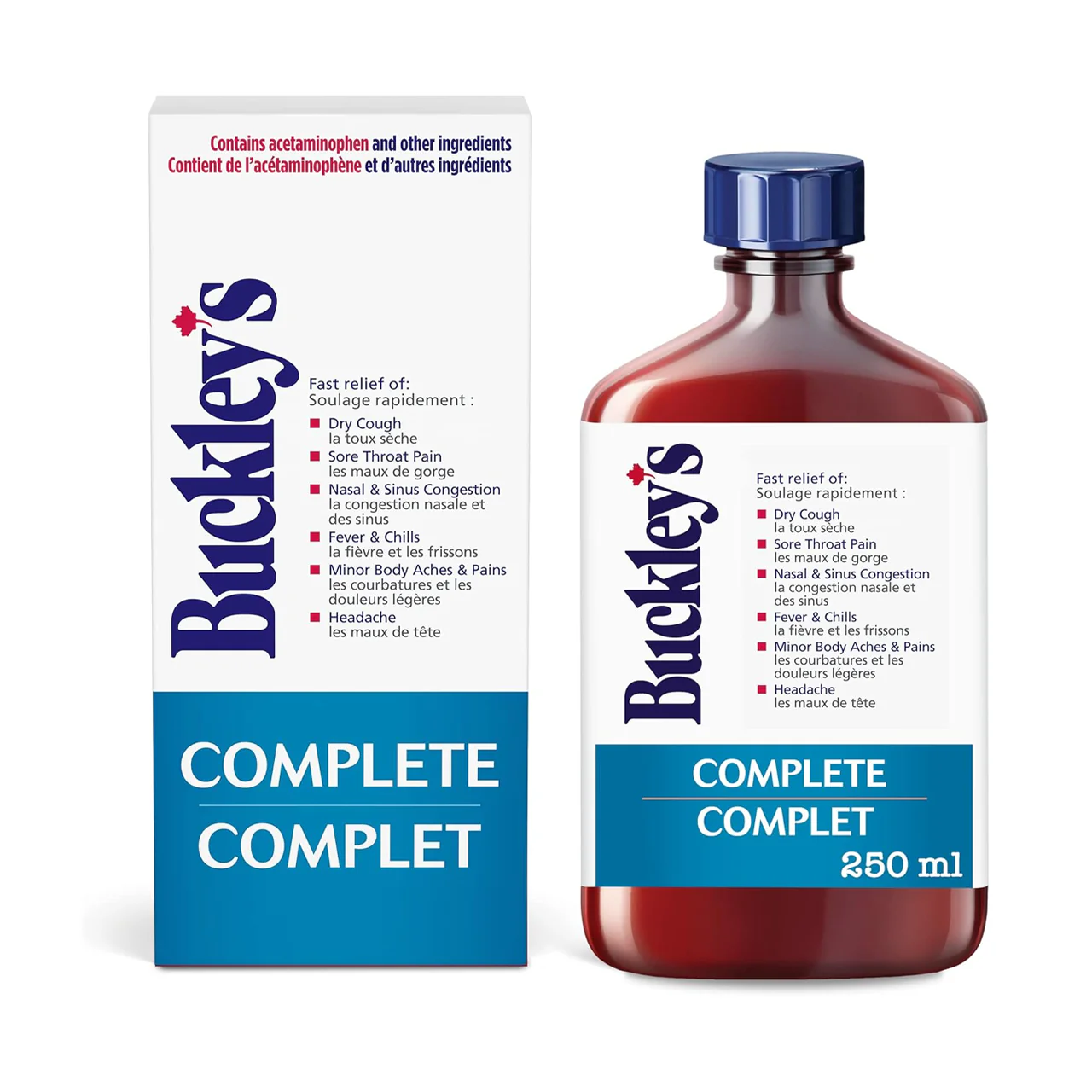 Buckley's - Complete Cough, Cold & Flu Relief Syrup | 250 mL - Image 2
