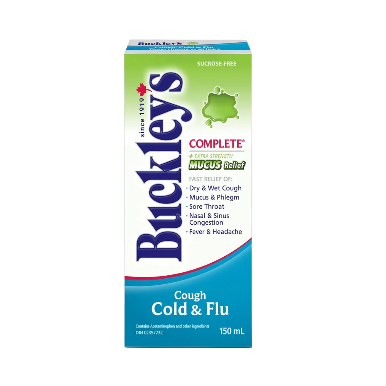 Buckley's - Complete Mucus Relief Cough Cold & Flu Relief Syrup | 150 mL