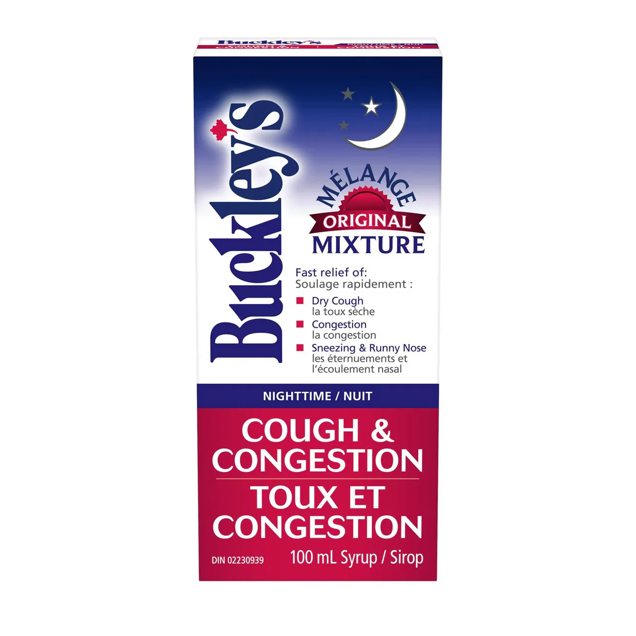 Buckley's Original - Cough & Congestion - Nighttime Relief Syrup | 100 mL