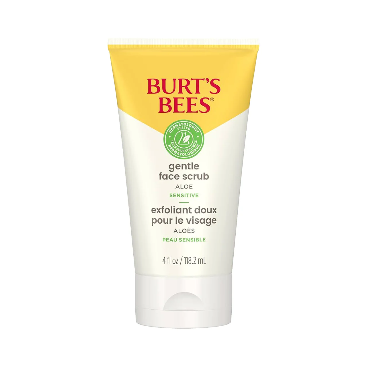 Burt's Bees - Gentle Face Scrub with Aloe Sensitive Solutions, Fragrance Free | 118.2 mL