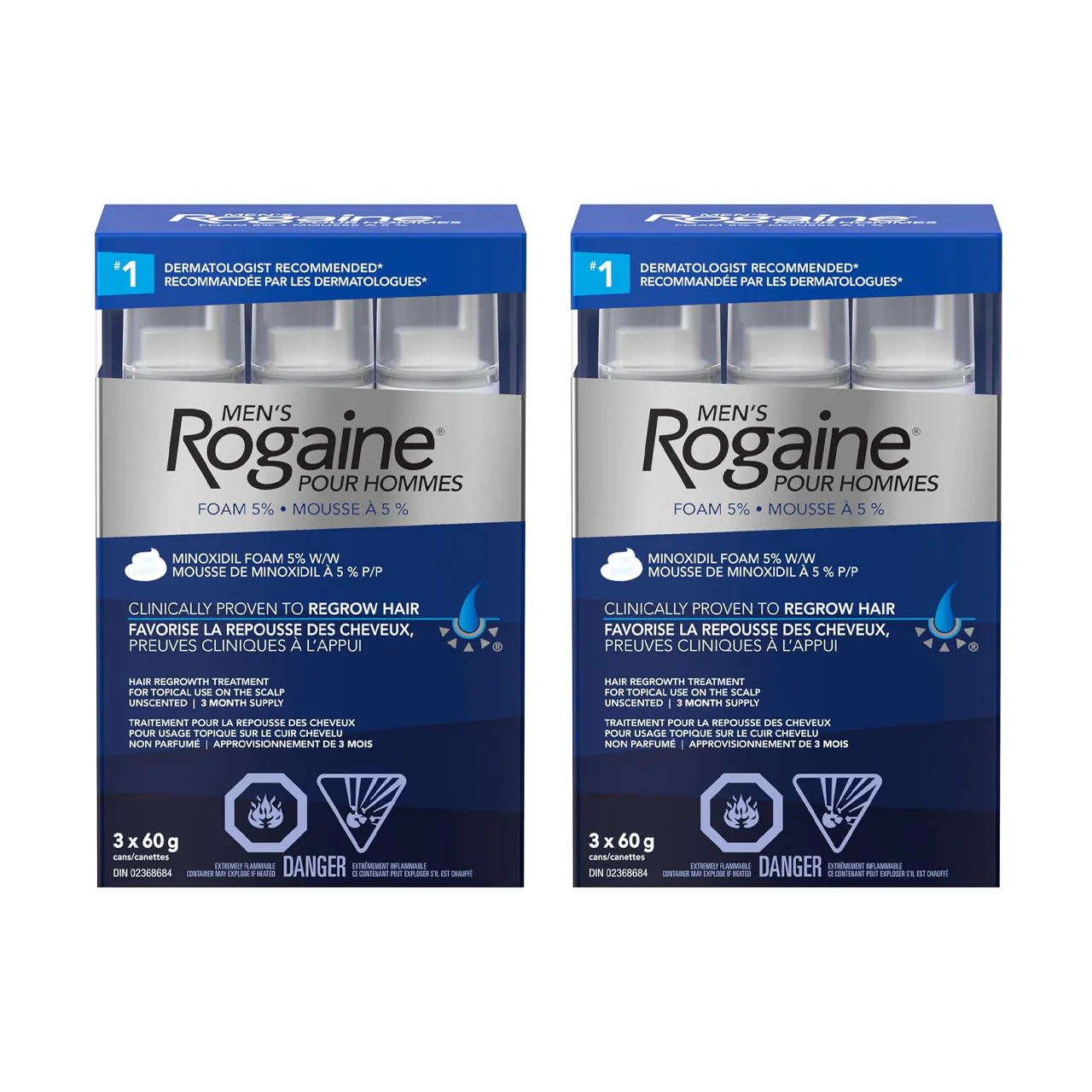 Men's Rogaine - Hair Regrowth Foam Treatment | 6 x 60 g