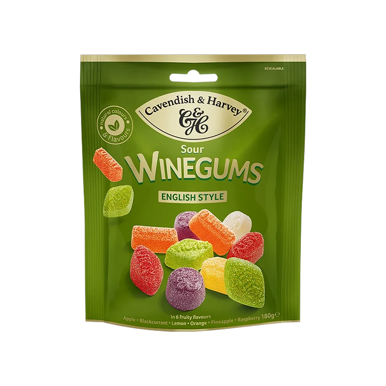 Cavendish & Harvey - English Style Sour Winegums | 180 g
