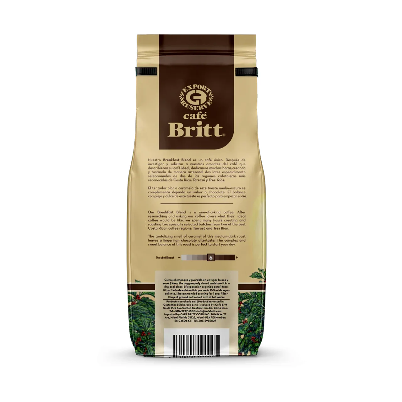 Cafe Britt - Breakfast Blend Costa Rican Ground Coffee | 340 g - Image 4