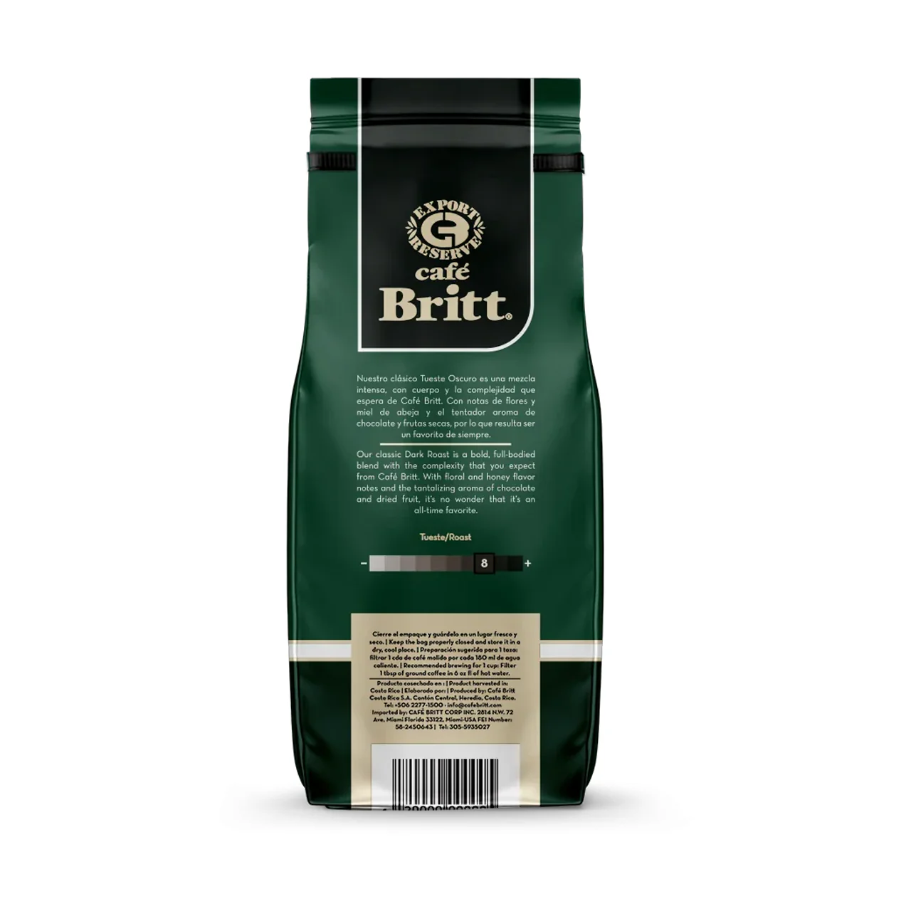 Cafe Britt - Dark Roast Costa Rican Whole Coffee Beans | 340 g - Image 4