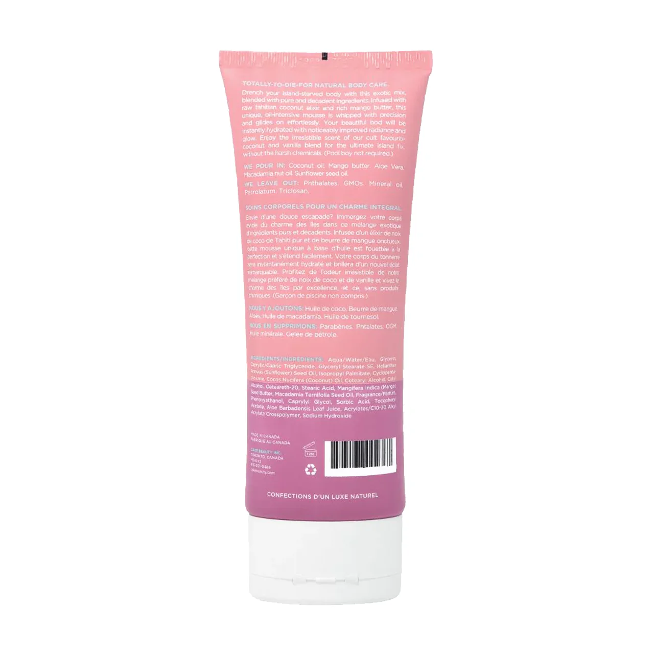 Cake - Desserted Island Body Mousse - Raw Tahitian Coconut Oil Elixir Radiance Enhancing | 200 g - Image 4