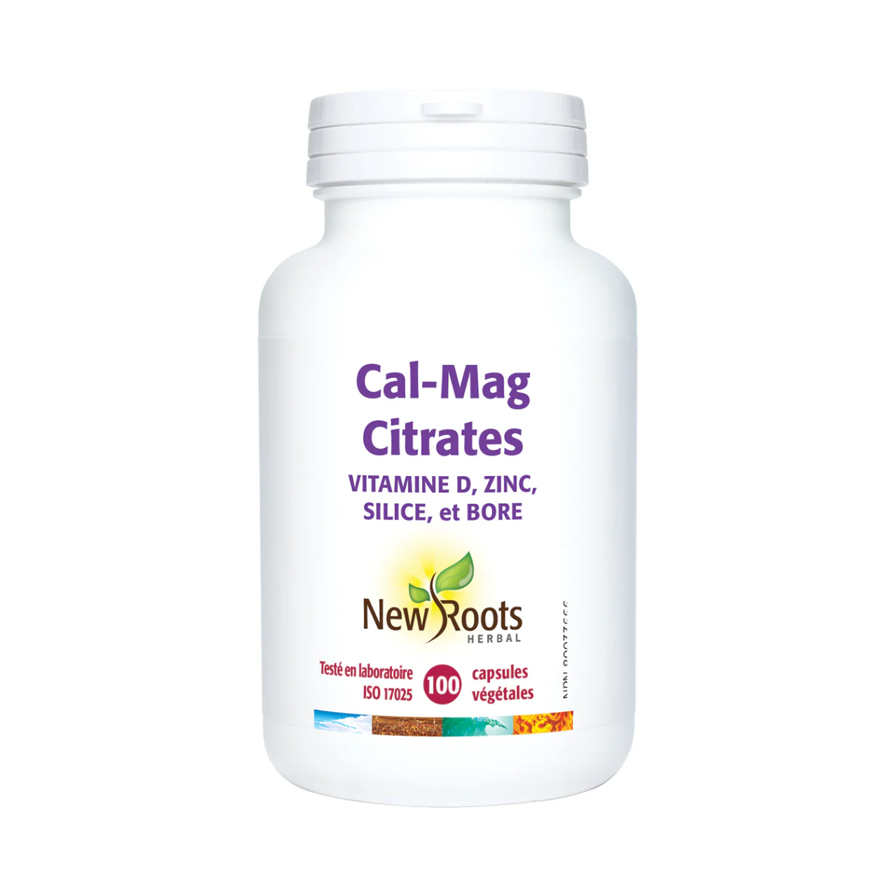 New Roots - Cal-Mag Citrates Vitamin D, Zinc, Silica, and Boron | 100 capsules - Image 2