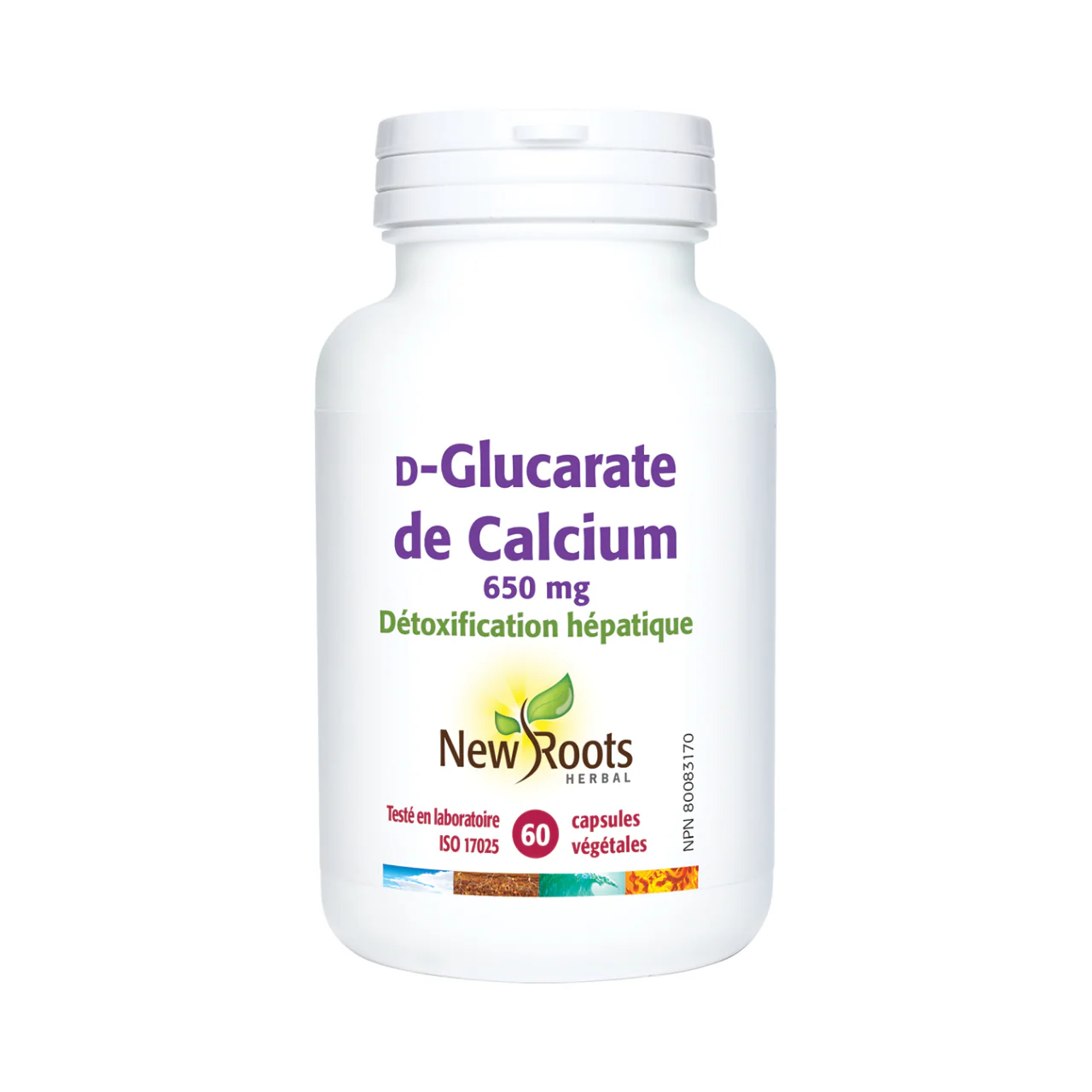 New Roots - Calcium Glucarate 650 mg | 60 capsules - Image 2