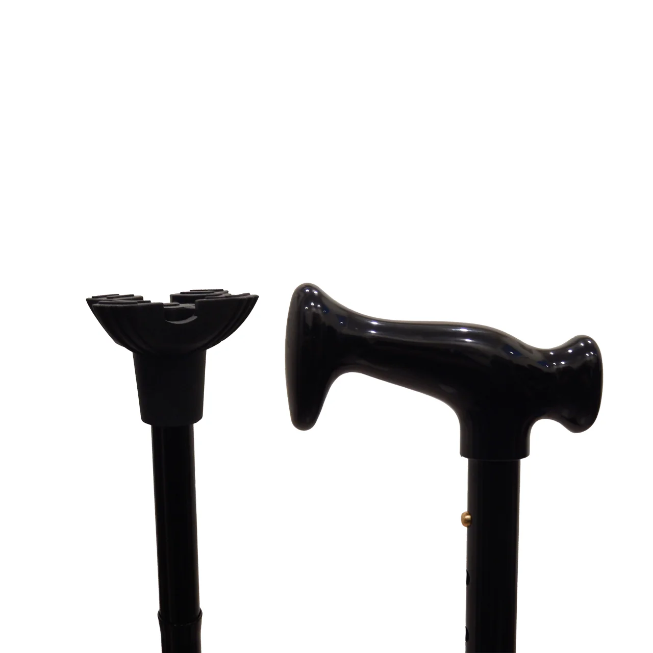 Card Health Cares - Folding Travel Cane | Black - Image 2