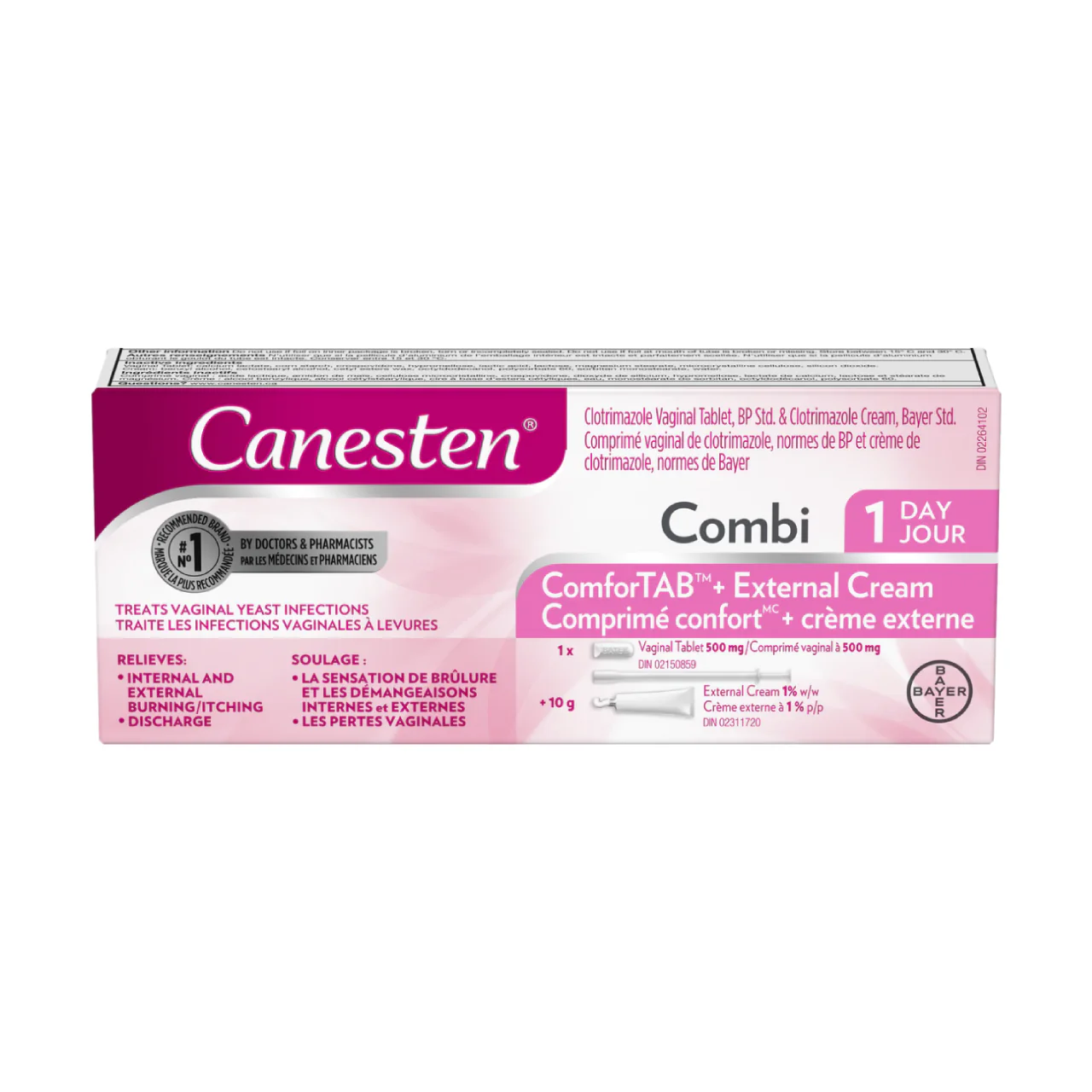 Canesten - Combi ComforTAB + External Vaginal Cream | 1 Day