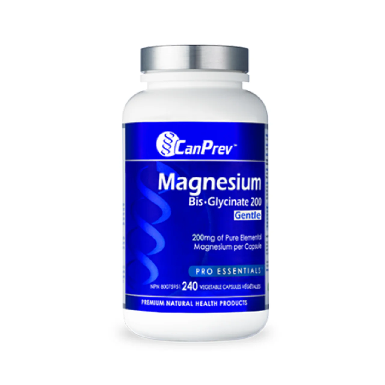 CanPrev - Magnesium Bis-Glycinate 200 Gentle | 240 Capsules