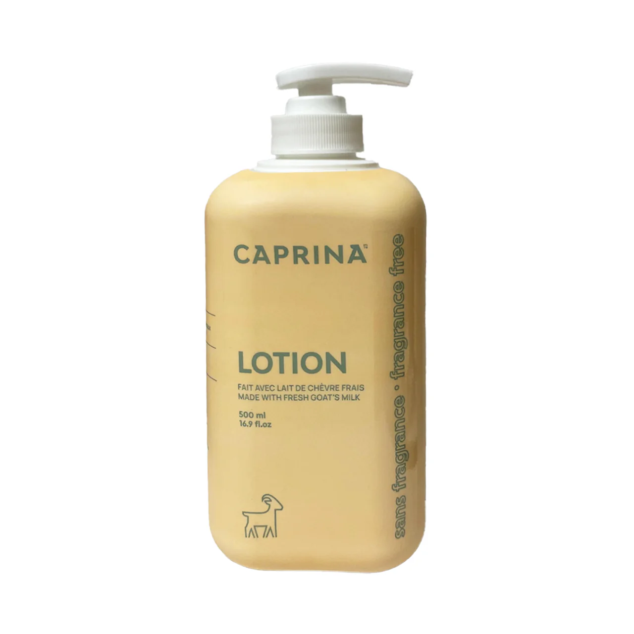 Caprina - Lotion With Fresh Goat's Milk, Fragrance Free | 500 mL