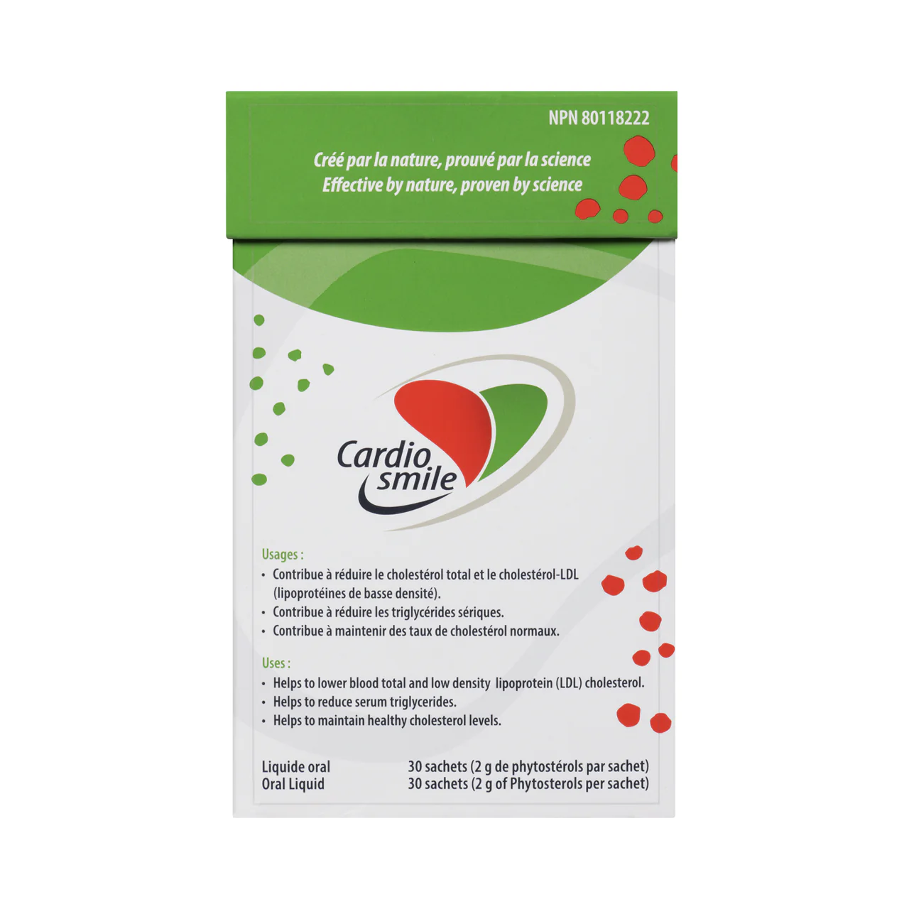 Cardiosmile - Oral Liquid Phytosterol Sachets | 30 Sachets x 10.5 mL