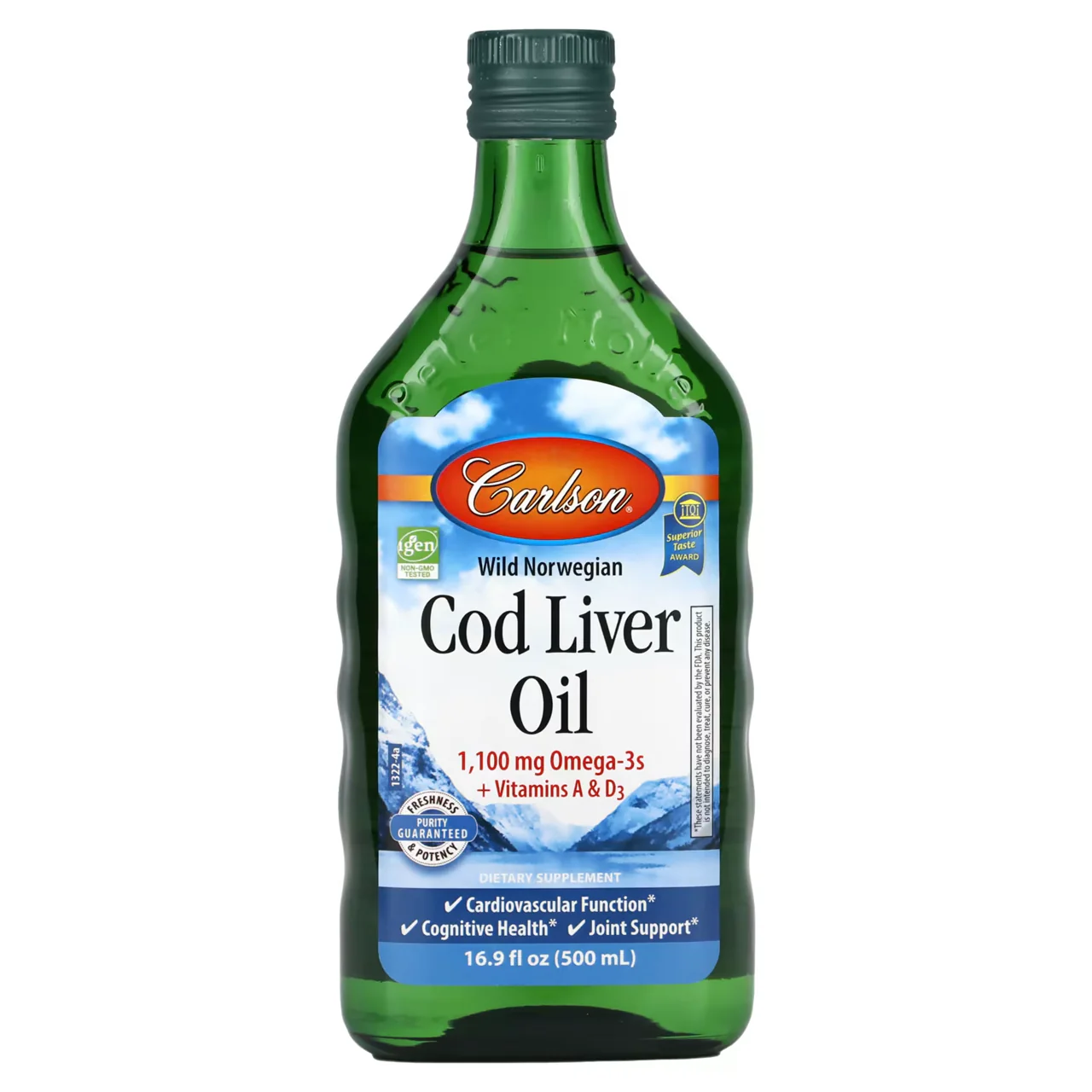 Carlson - Wild Norwegian Cod Liver Oil | 500 mL
