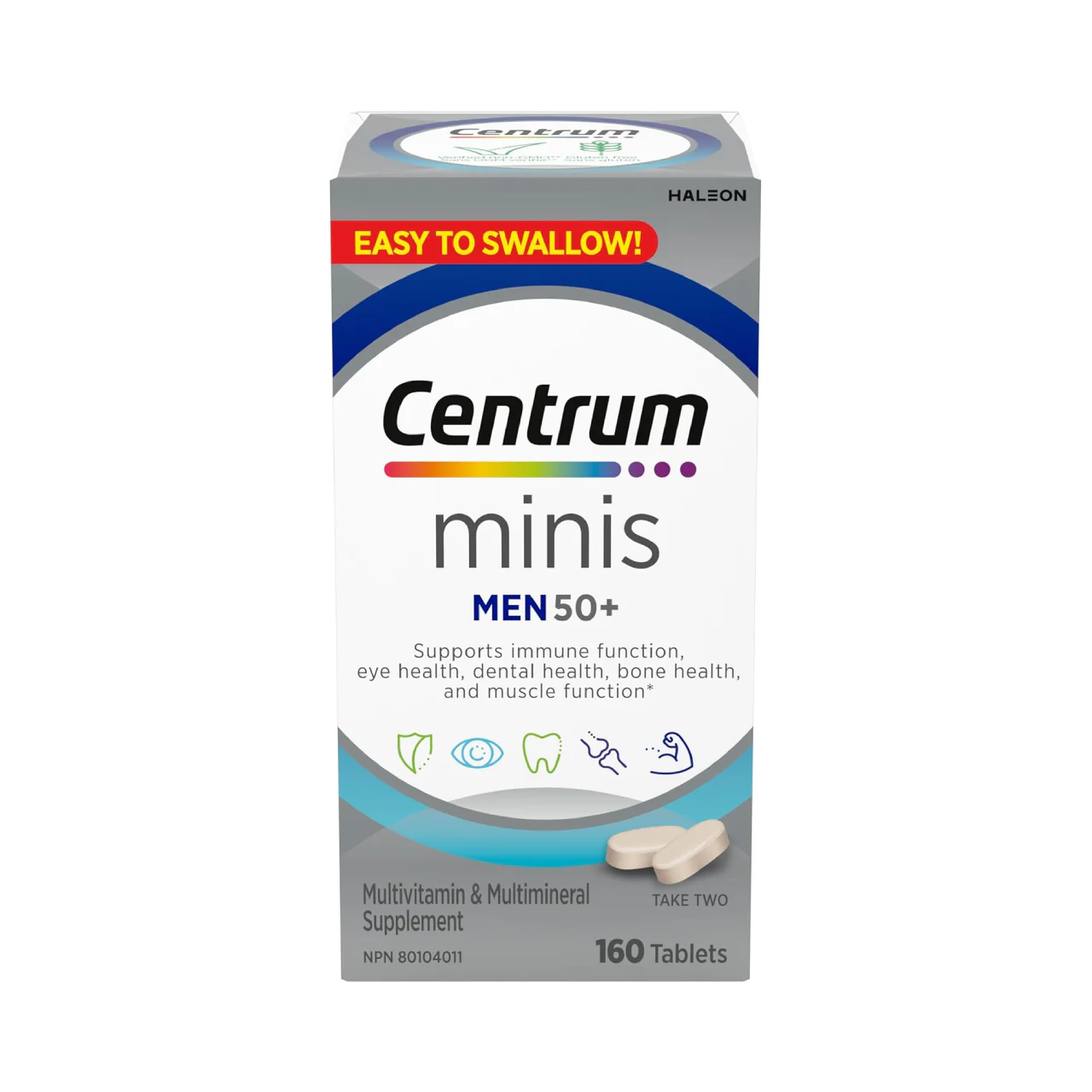 Centrum - Minis Men 50+ Multivitamin | 160 Tablets