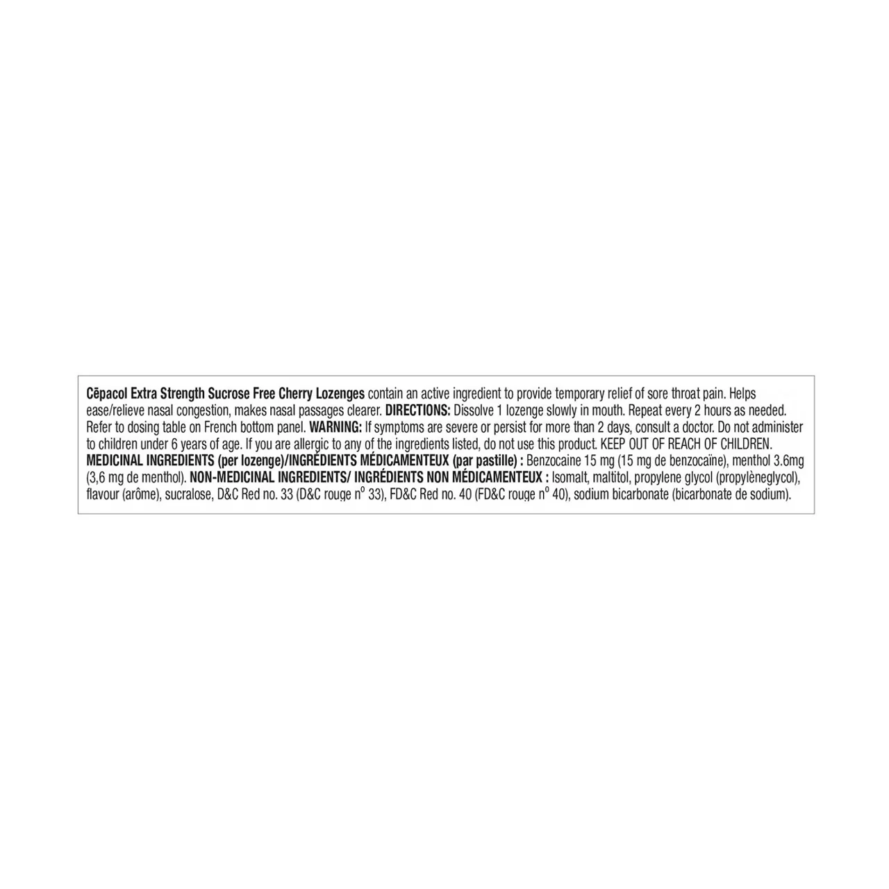 Cepacol - Extra Strength Cherry Lozenges | 16 Lozenges - Image 3