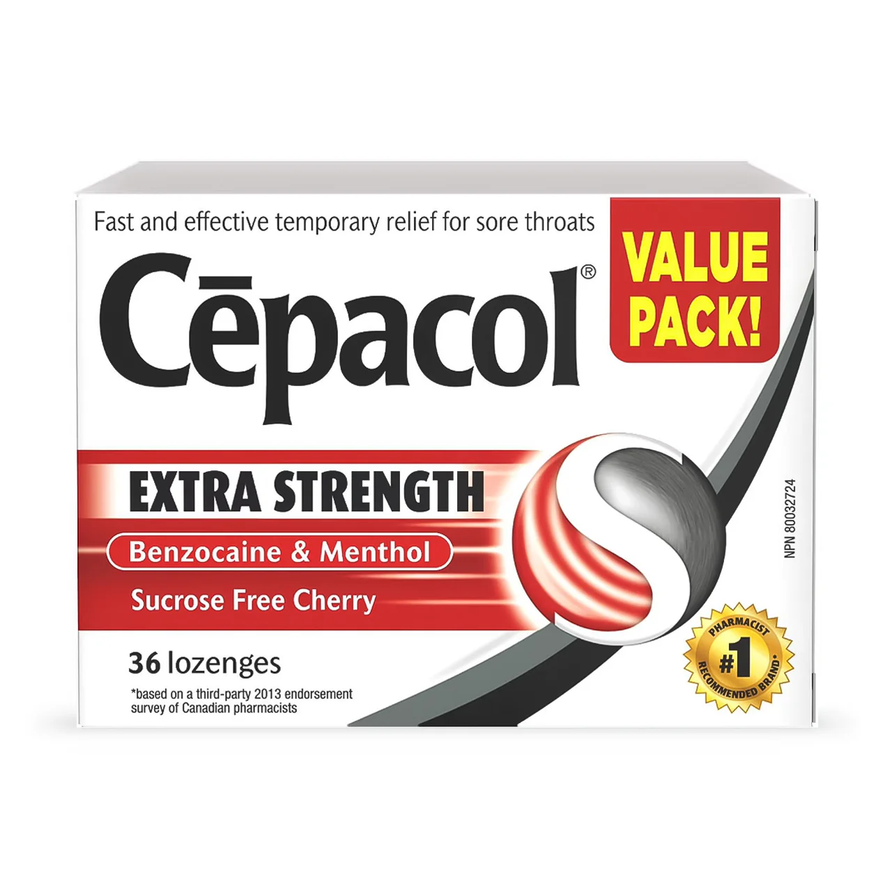 Cepacol - Extra Strength Cherry Lozenges | 36 Lozenges