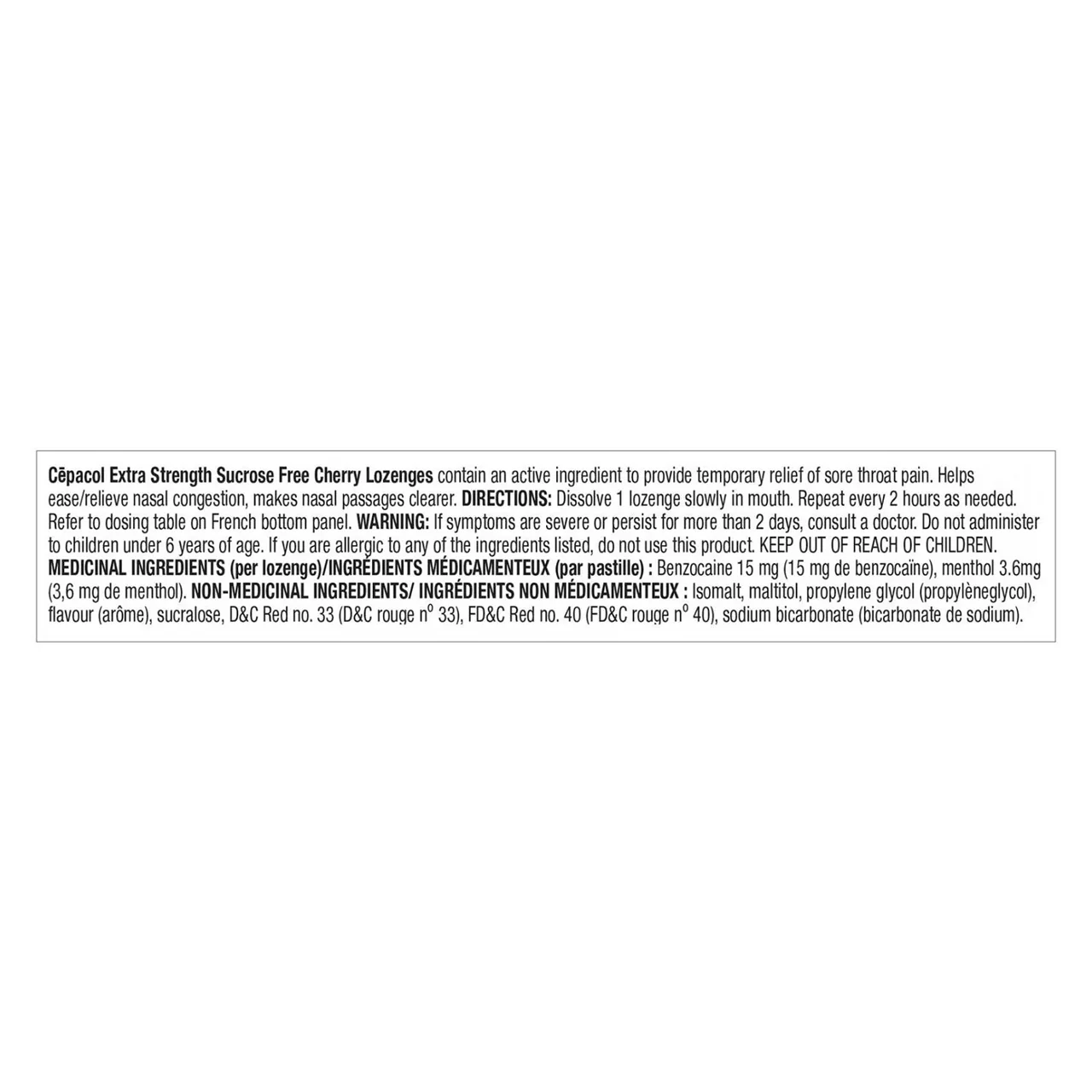 Cepacol - Extra Strength Cherry Lozenges | 36 Lozenges - Image 3