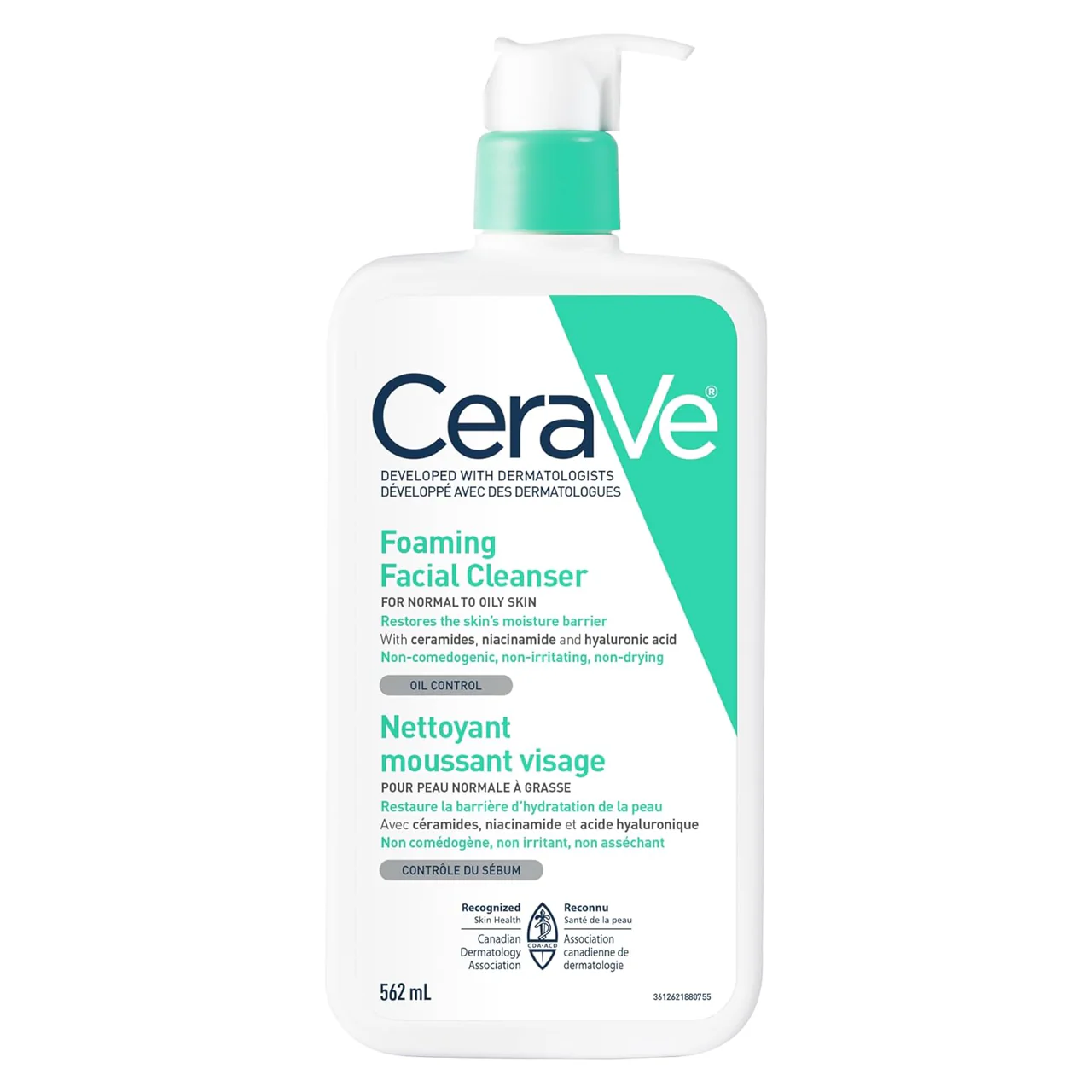 CeraVe - Foaming Facial Cleanser - Normal to Oily Skin | 562 mL