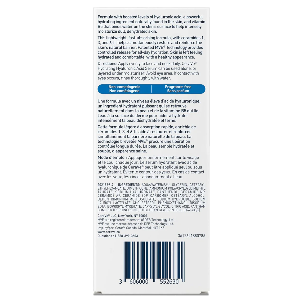 CeraVe - Hydrating Serum with Hyaluronic Acid | 30 mL - Image 2