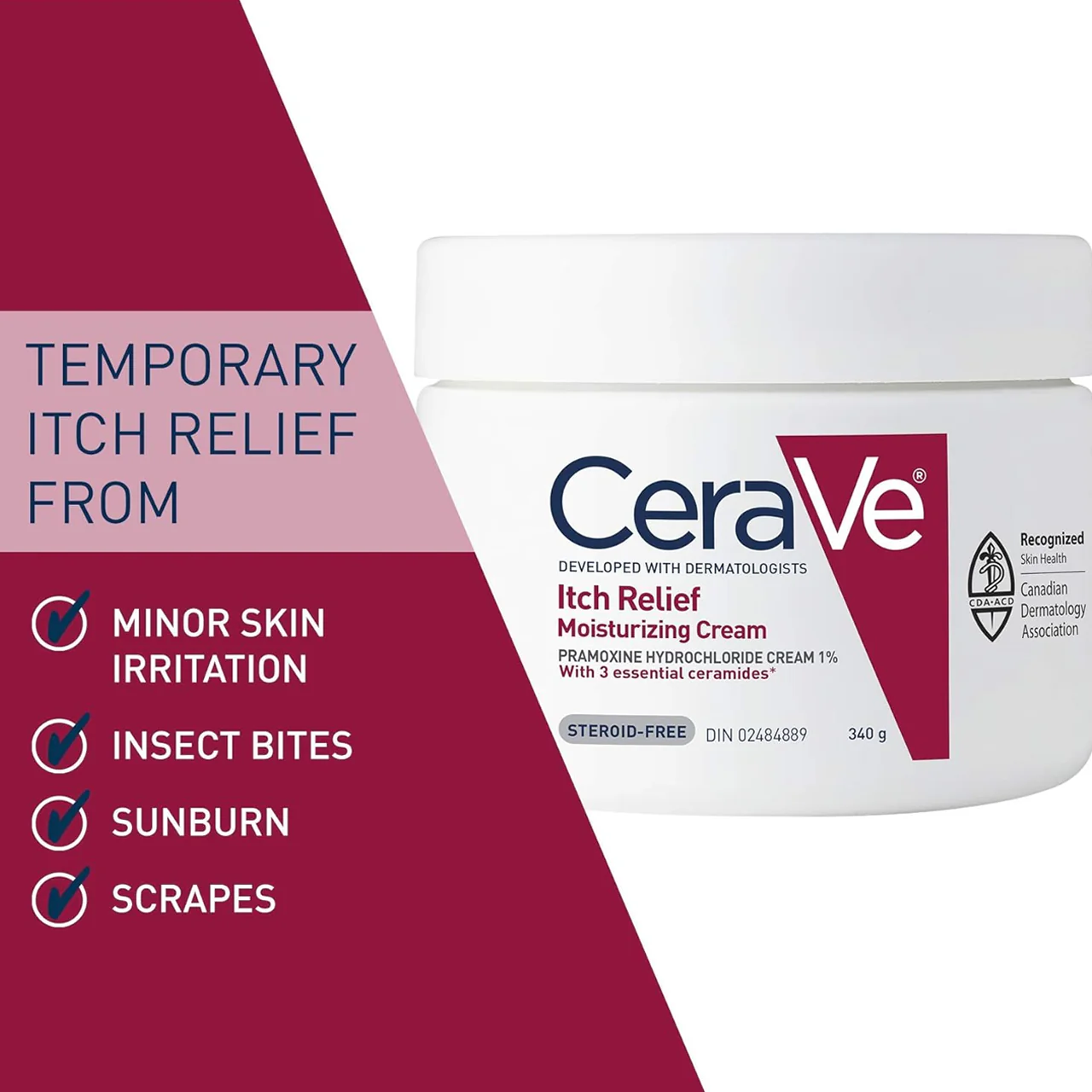 CeraVe - Itch Relief Moisturizing Cream | 340 g - Image 3