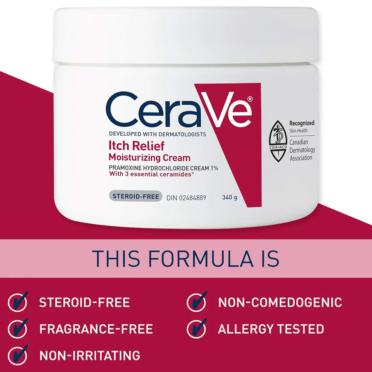 CeraVe - Itch Relief Moisturizing Cream | 340 g - Image 4