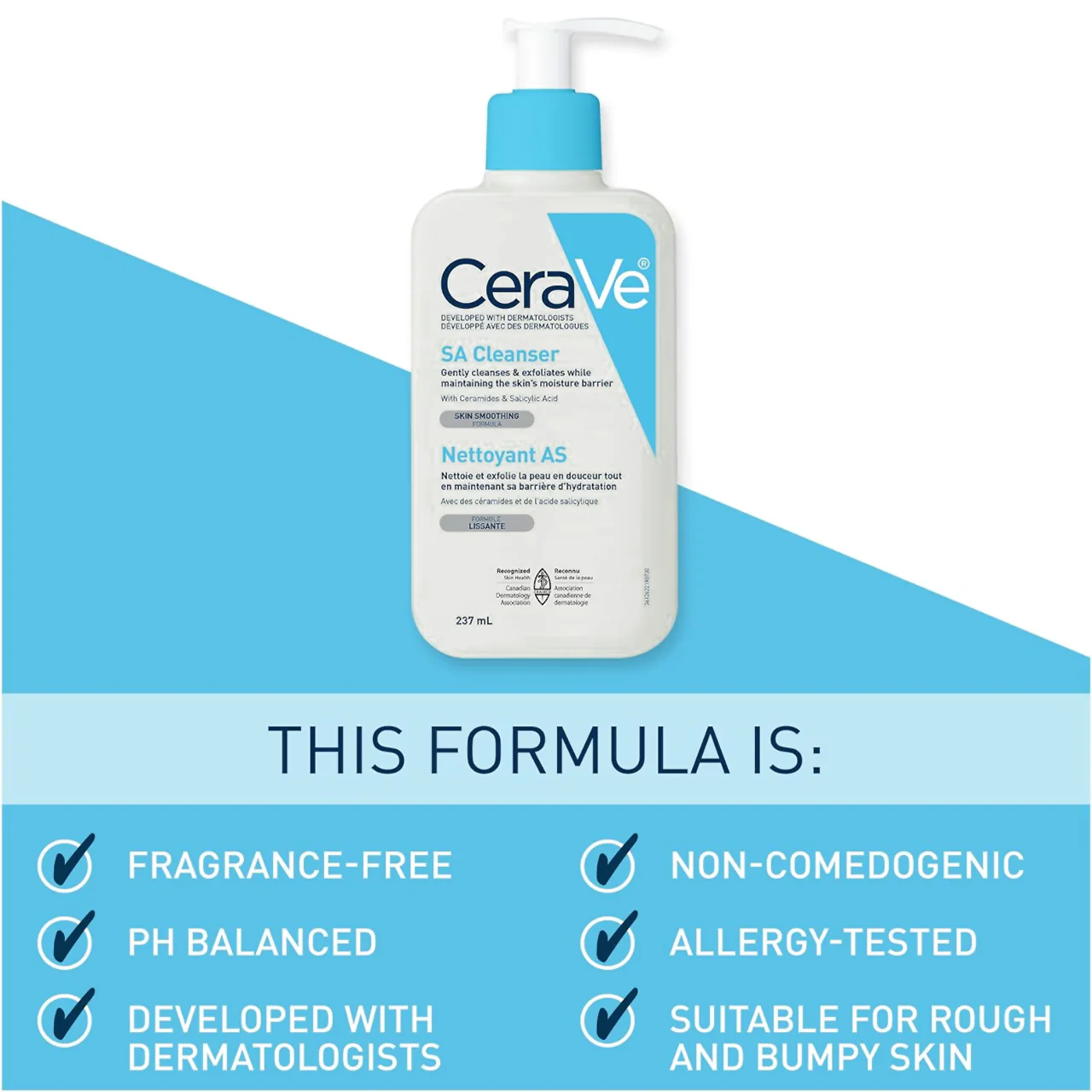 CeraVe - Salicylic Acid Cleanser with Ceramides | 237 mL - Image 2