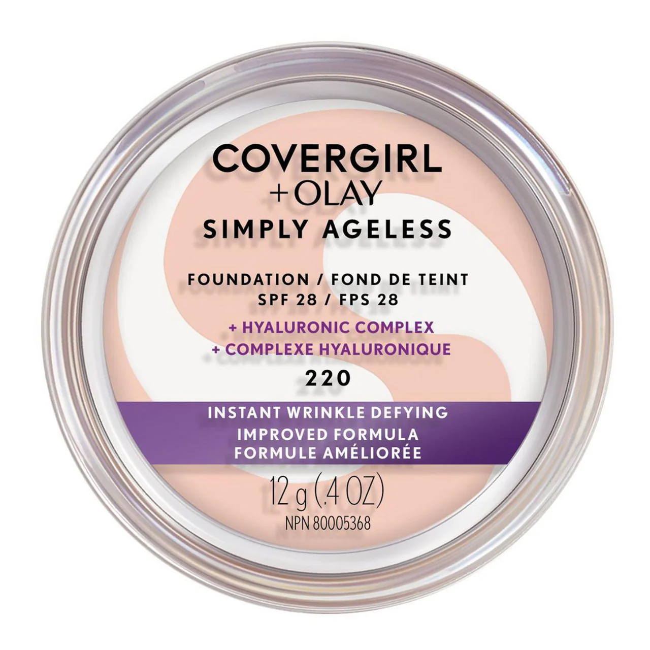 COVERGIRL + Olay - Simply Ageless Foundation SPF 28 Instant Wrinkle Defying - 220 | 12 g