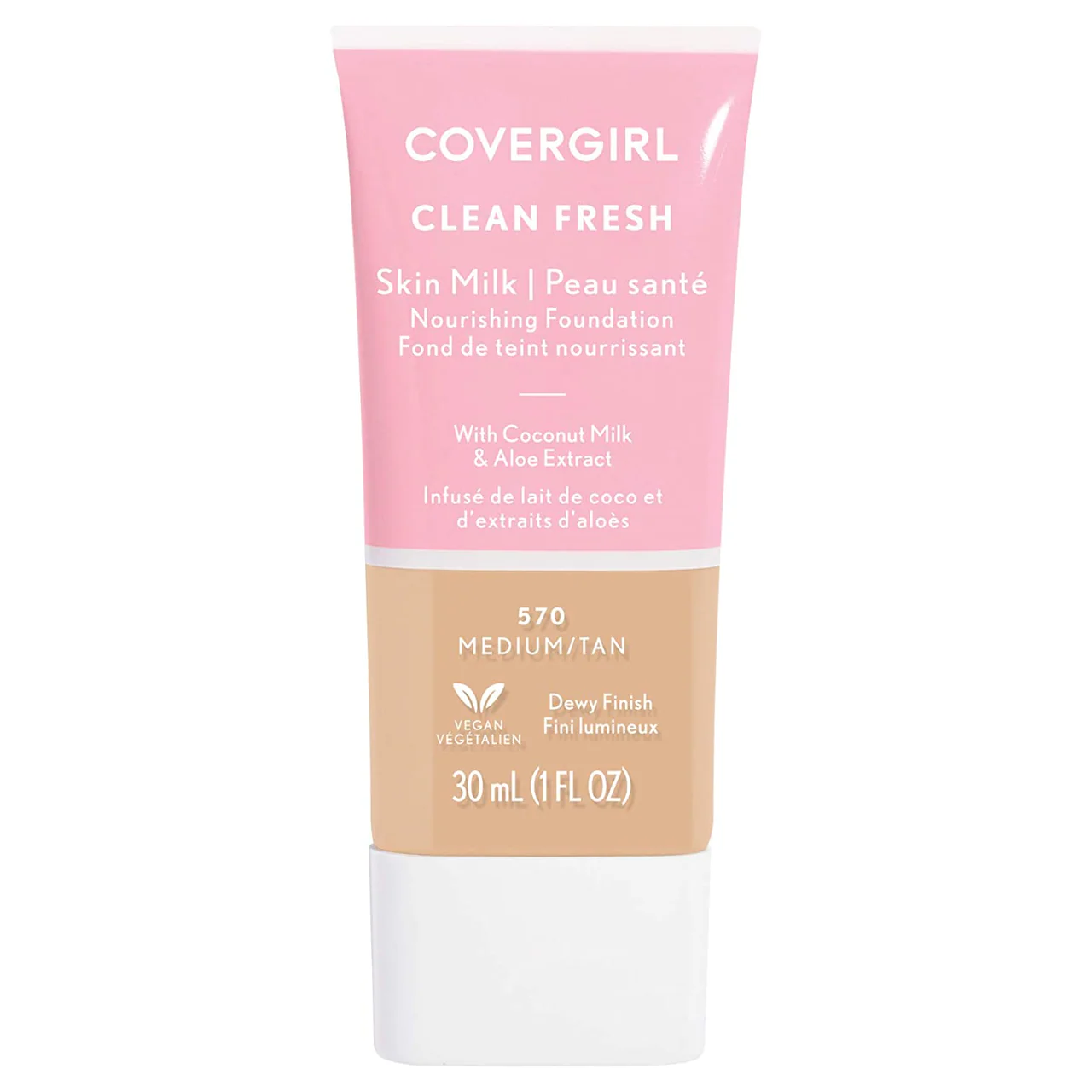 COVERGIRL - Clean Fresh Nourishing Skin Milk - 570 Medium/Tan | 30 mL