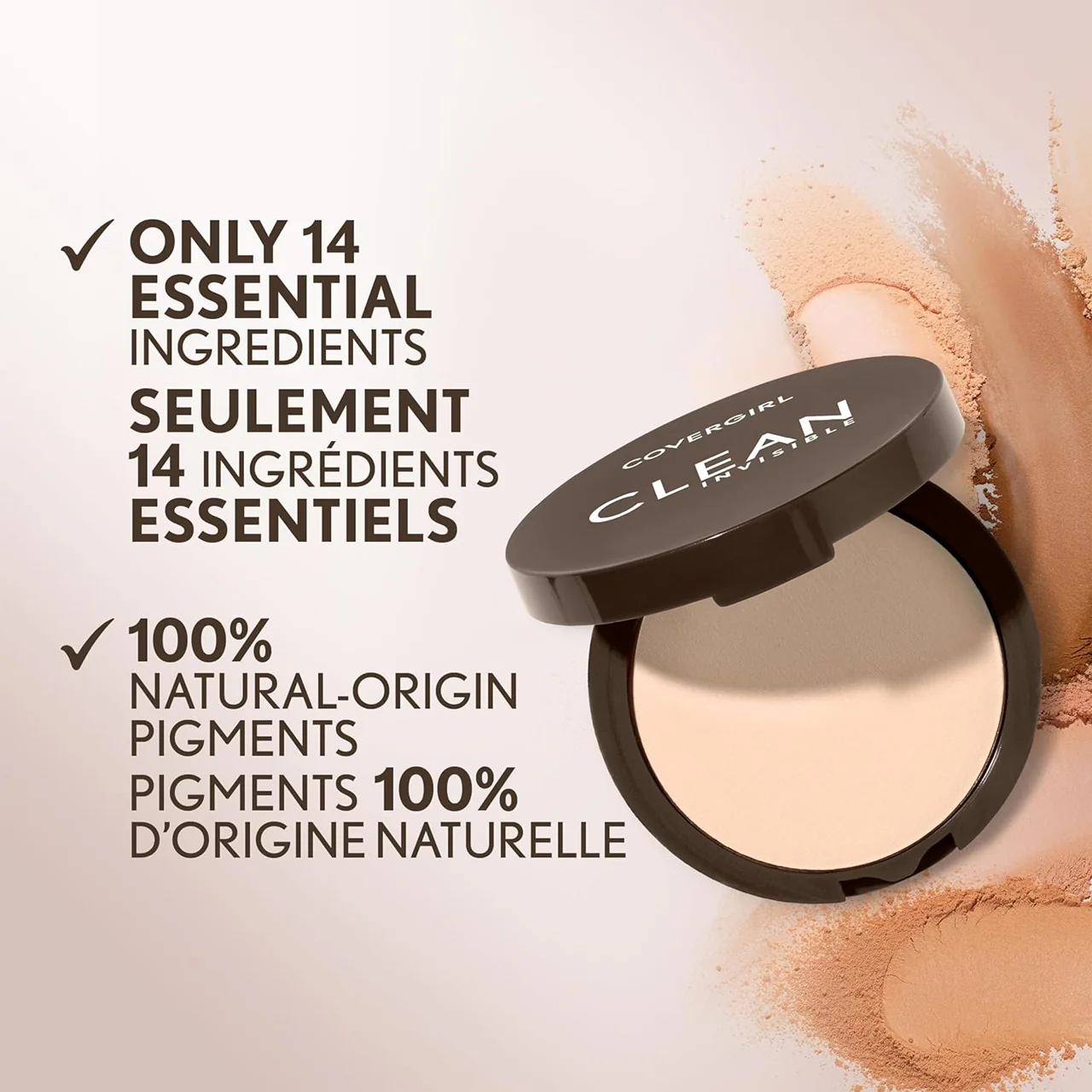 Covergirl - Clean Invisible Pressed Powder - 155 Soft Honey | 11 g - Image 4
